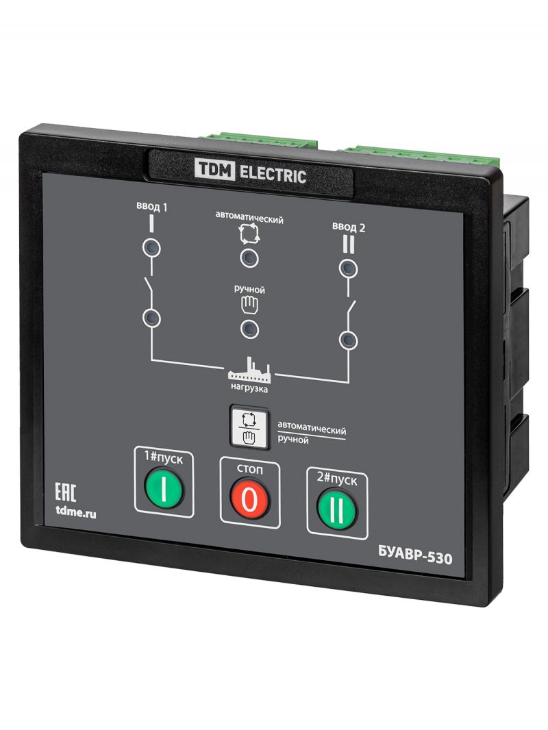 Блок управления АВР БУАВР-530/2Л-1Н 3Ф+N/3Ф/1+N TDM