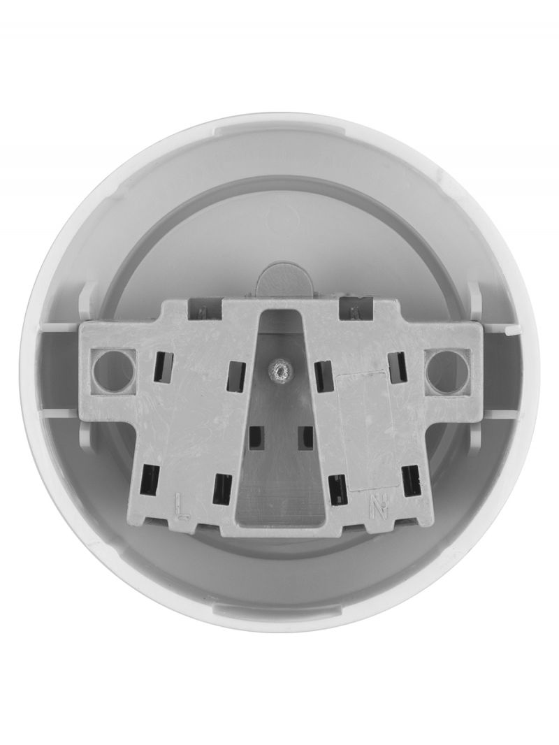 Розетка 2П открытой установки IP20 10А белая 