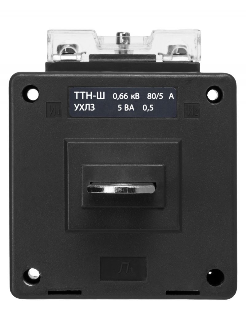 Трансформатор тока измерительный с шиной ТТН-Ш  80/5- 5VA/0,5-Р TDM
