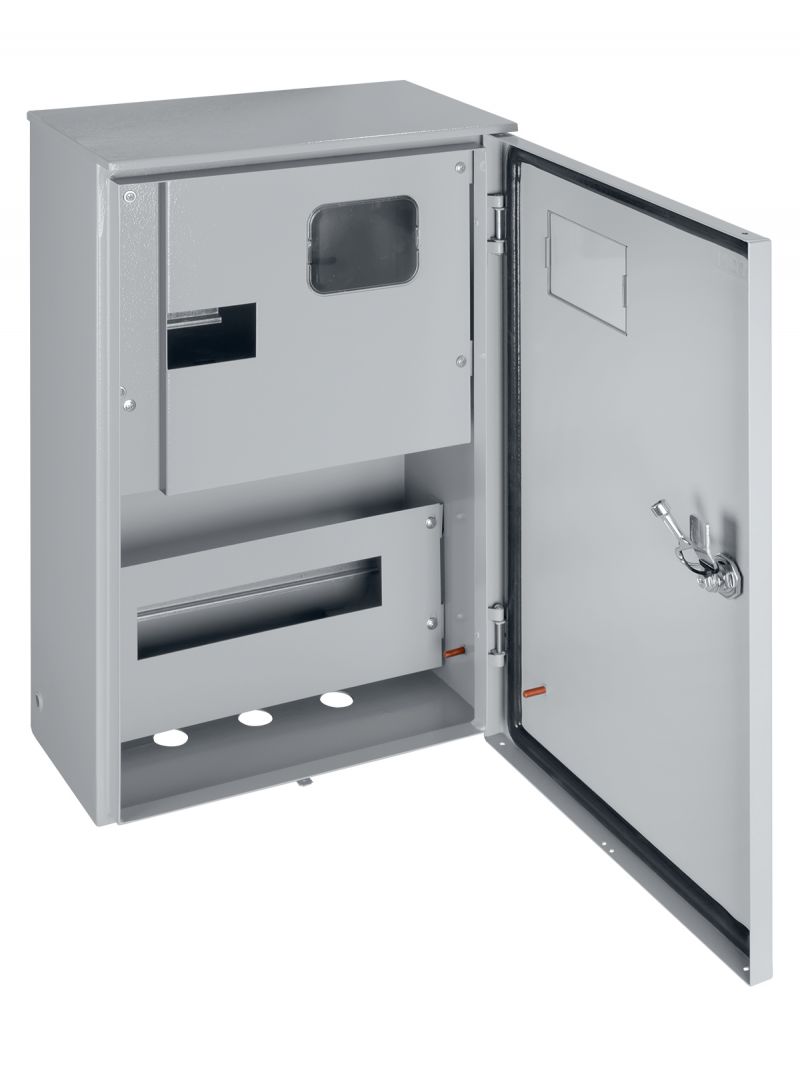 Корпус металлический ЩУ-3ф/1-0-12 IP66 (ЩУРН-3/12 IP66) с опломбировкой счётчика (542х347х180) TDM