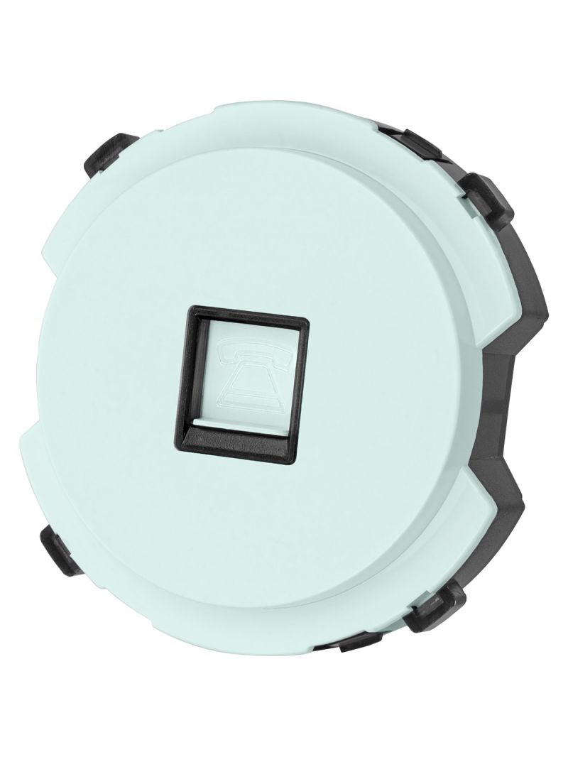 Розетка компьютерная RJ45 фисташковая, 
