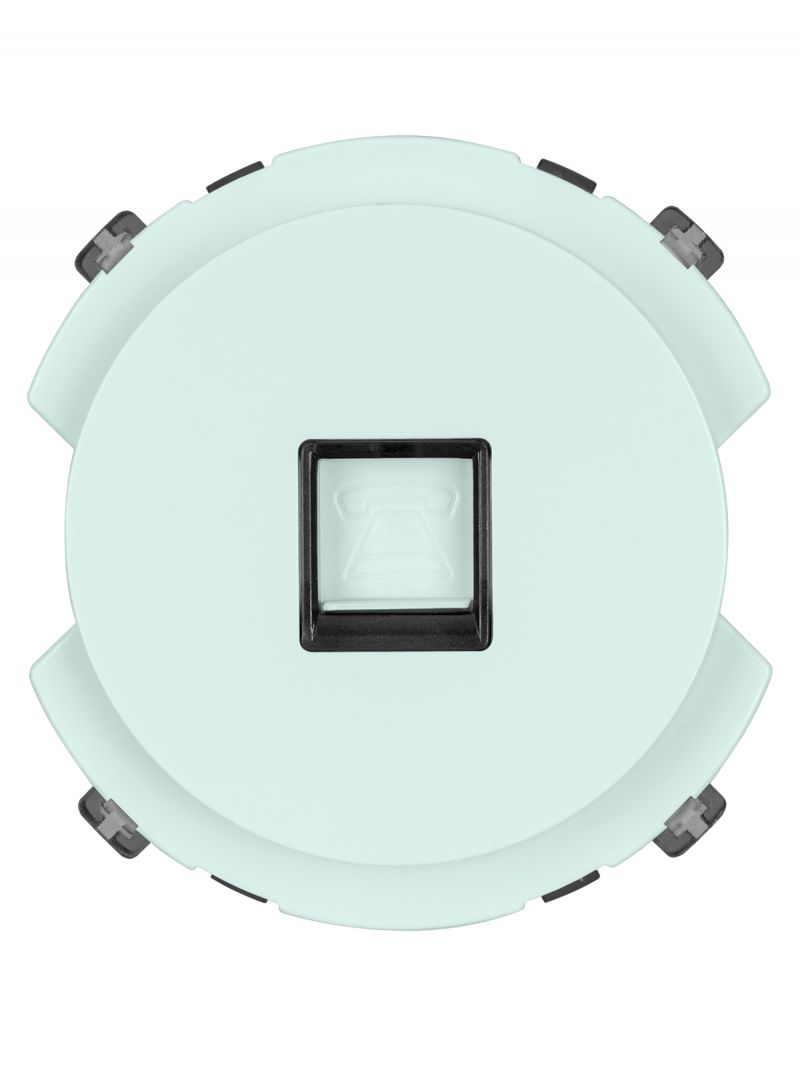 Розетка компьютерная RJ45 фисташковая, 