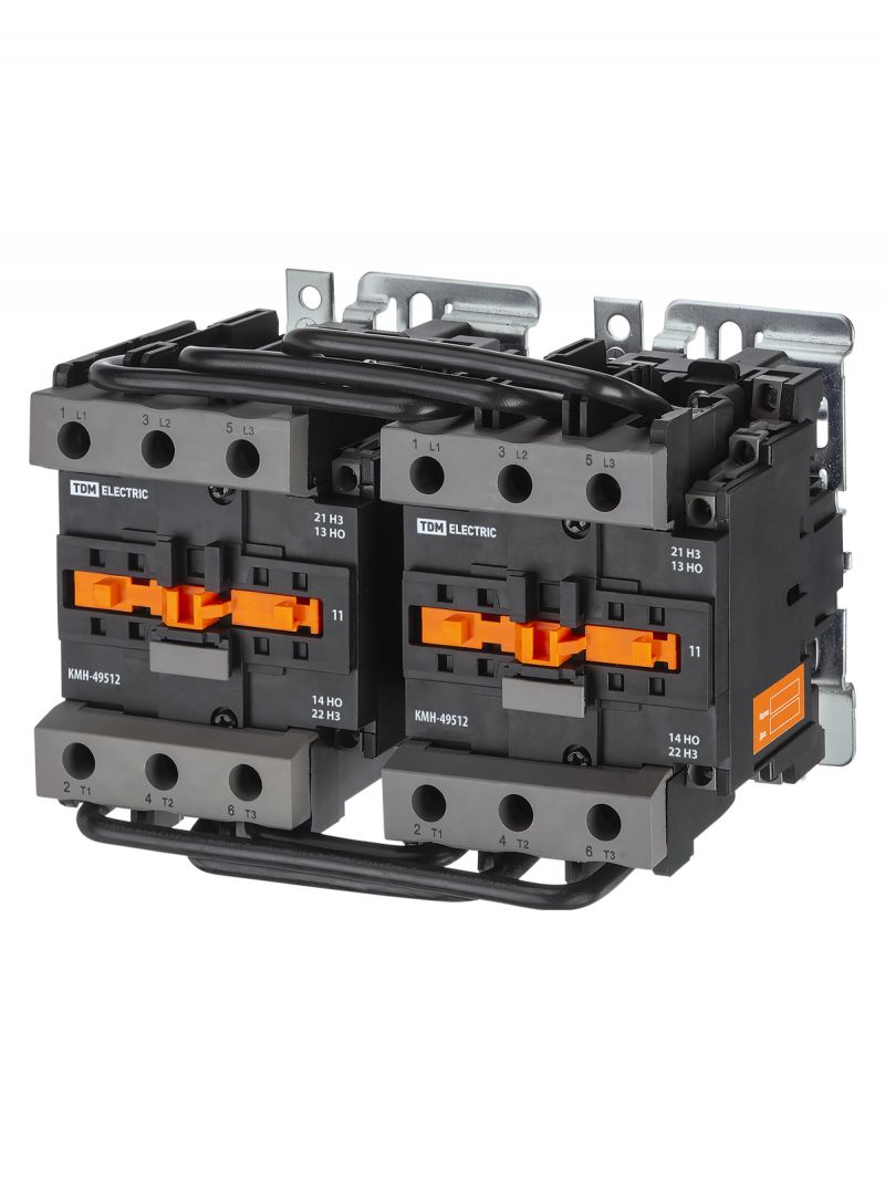 Контактор КМН-39532 реверс 95А 400В/АС3 2НО; 2НЗ TDM
