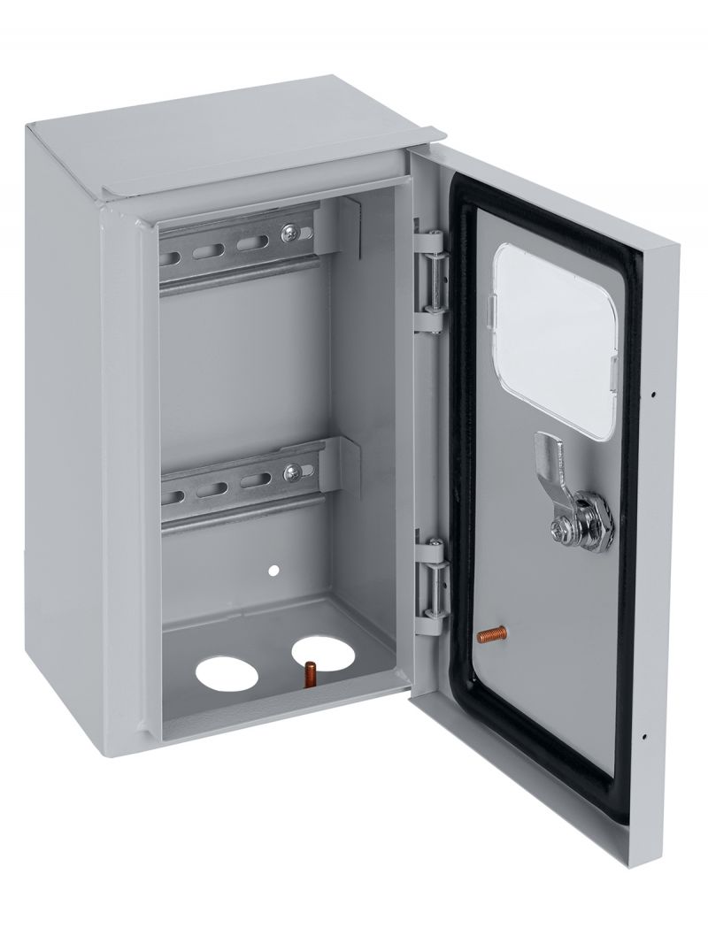 Корпус металлический ЩУ-МП (295х190х110) с окном IP54 Народный эконом