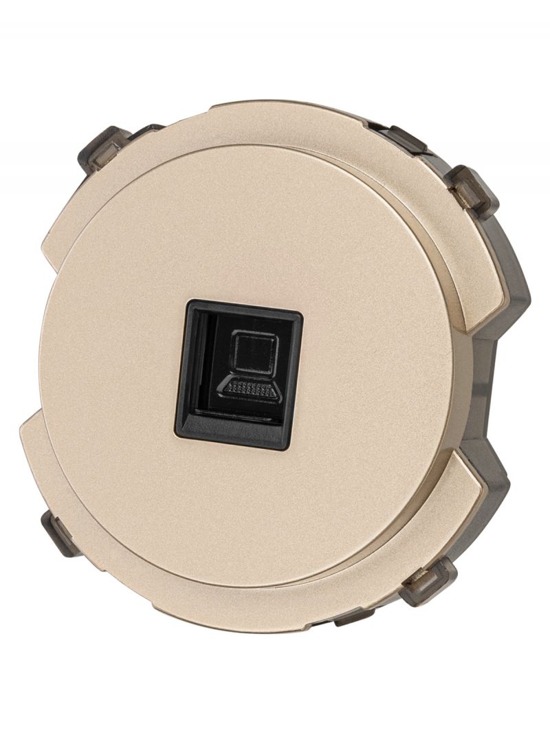 Розетка компьютерная RJ45  шампань, 