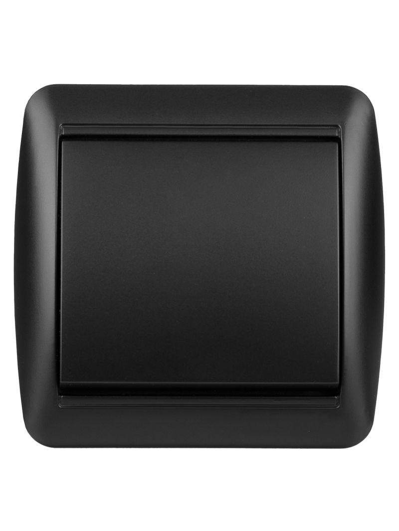 Выключатель 1-кл. открытой установки IP44 10А графит 
