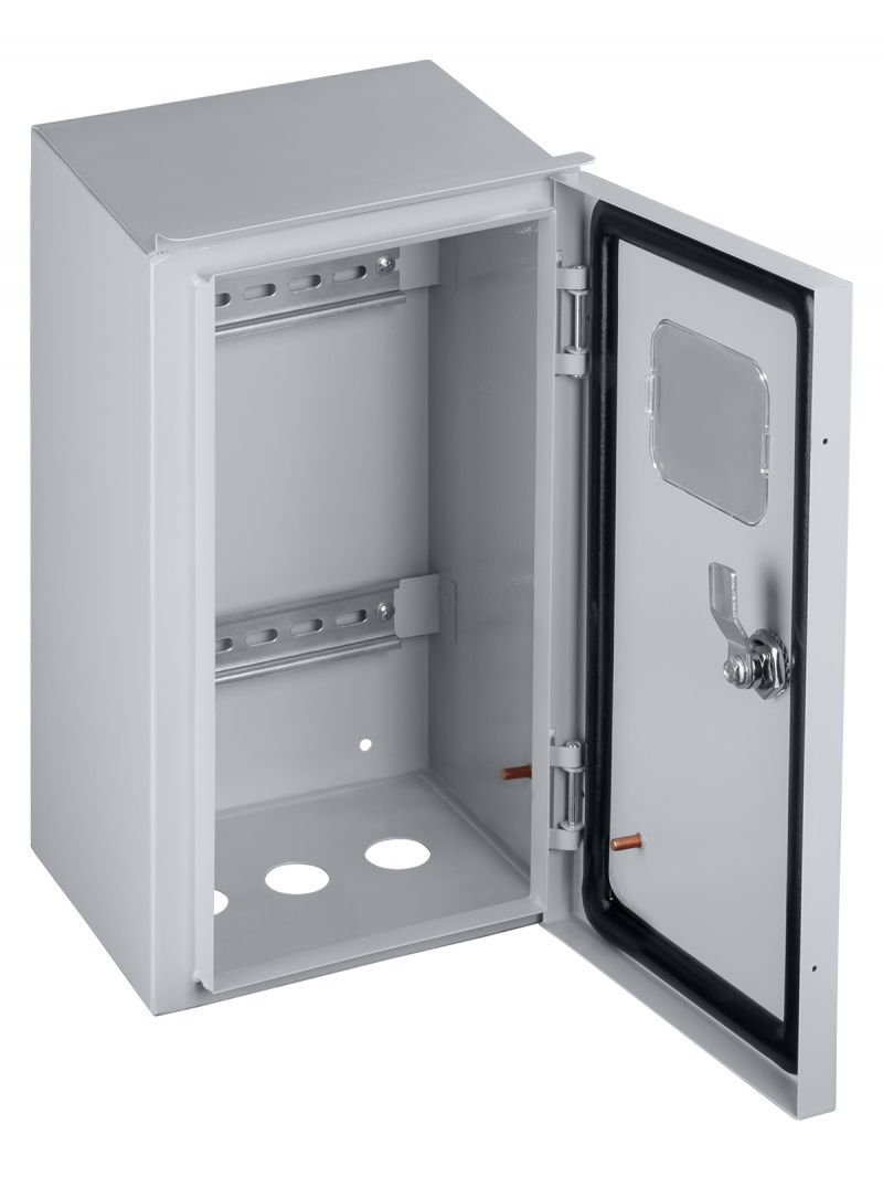 Корпус металлический ЩУ-МП (360х225х140) с окном IP54 Народный эконом