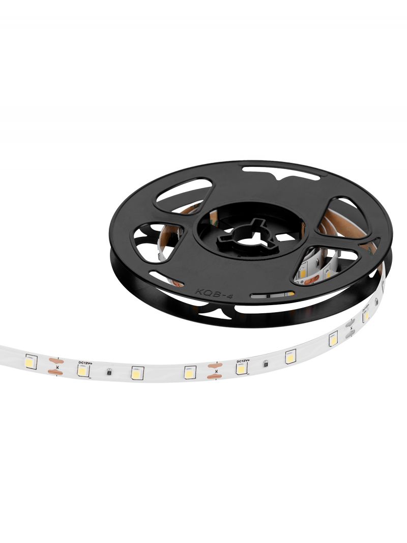 Комплект светодиодной ленты SMD2835-60 LED/м-12 В-4,8 Вт/м-IP20-3000 К (1 м), 6 Вт TDM