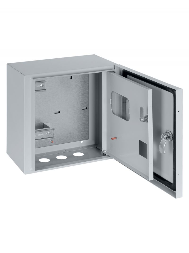 Корпус металлический ЩУ-1ф/1-1 (2 двери) (310х300х150) IP54 Народный эконом