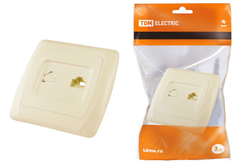 Розетка компьютерная RJ45  сл. кость 