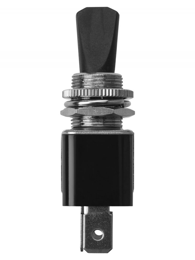 Выключатель-тумблер ASW-07D-2 1P 12В AC/DC 30А (3c) ON-OFF с фиксацией с красной LED подсветкой TDM