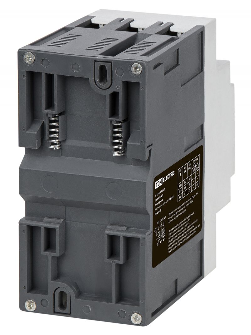Пускатель ПРК80-2,5 In=2,5A Ir=1,6-2,5A Ue 660В TDM