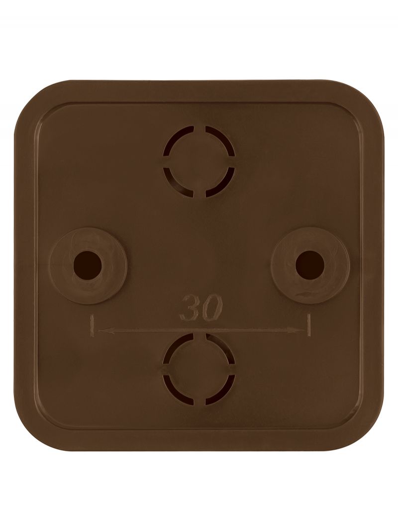 Коробка распаячная КР 50х50х20 ОП бук, с клем. колодкой, IP40, инд. штрихкод TDM