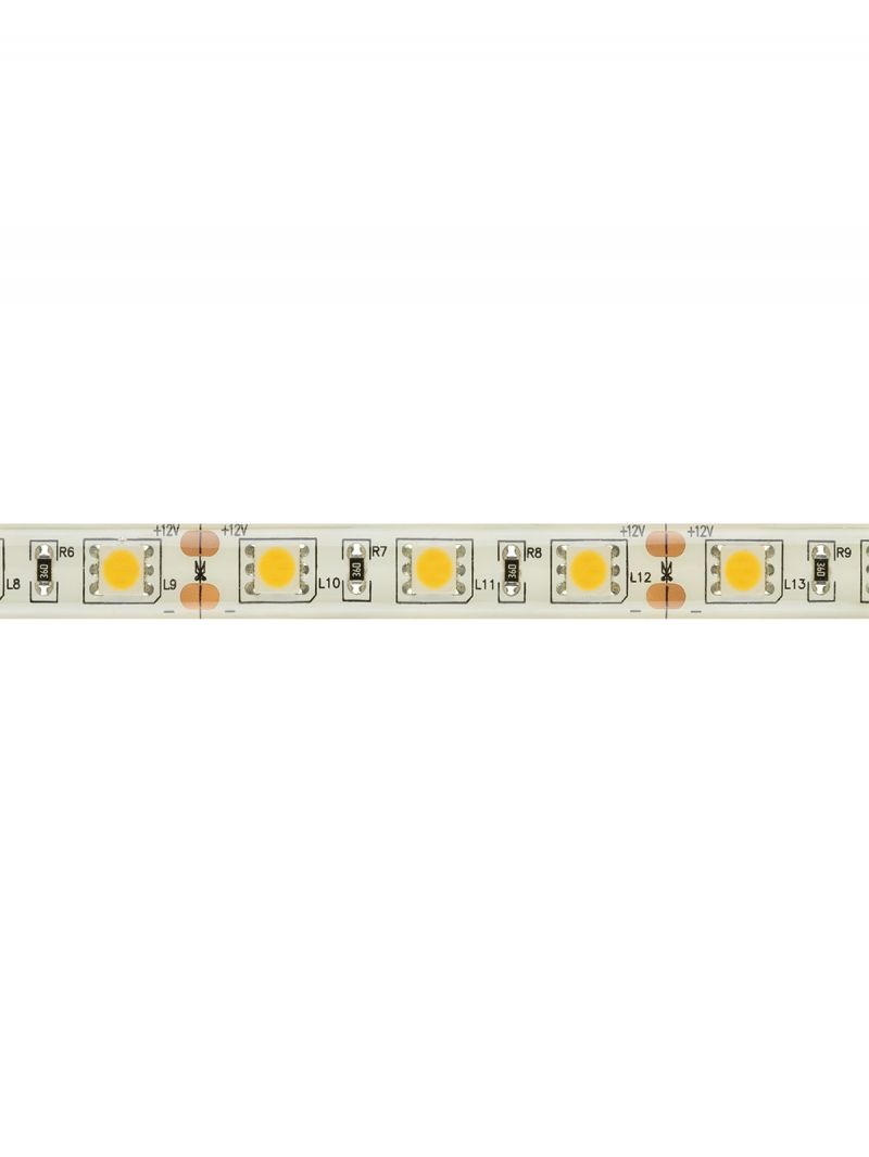 Лента светодиодная SMD5050-60 LED/м-IP65-12 В-14,4 Вт/м-4000 К (5 м) блистер TDM