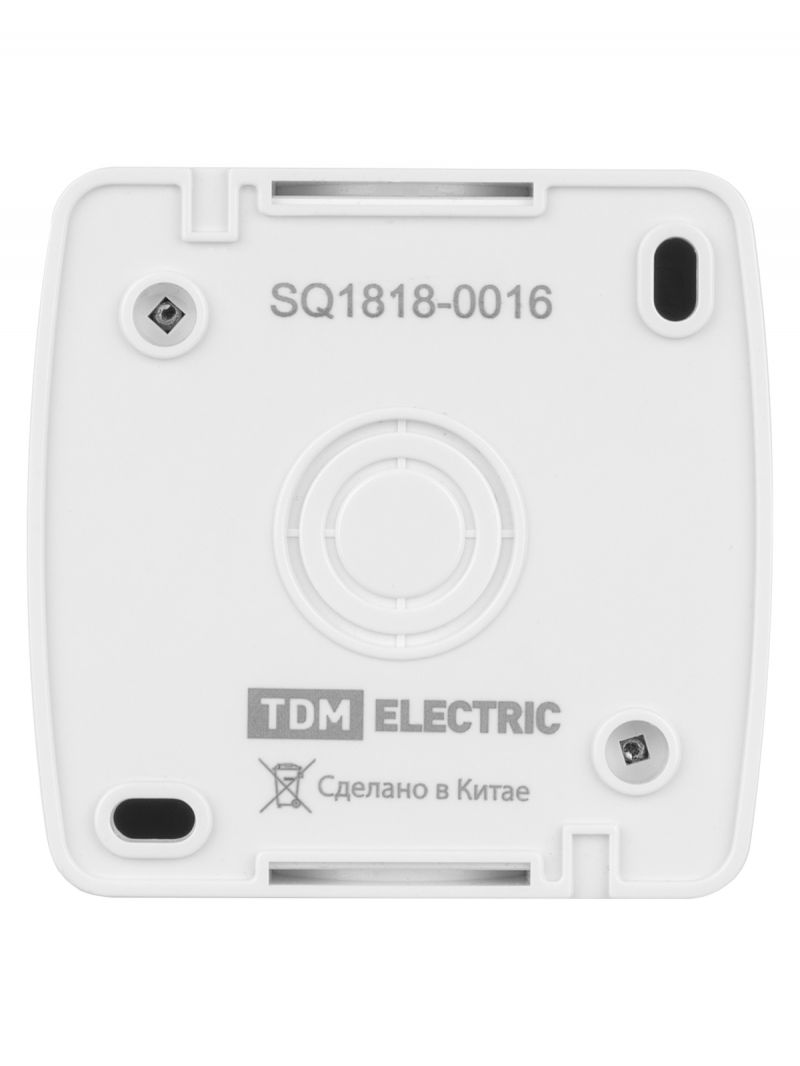 Кнопка звонковая открытой установки IP44 6А белая 