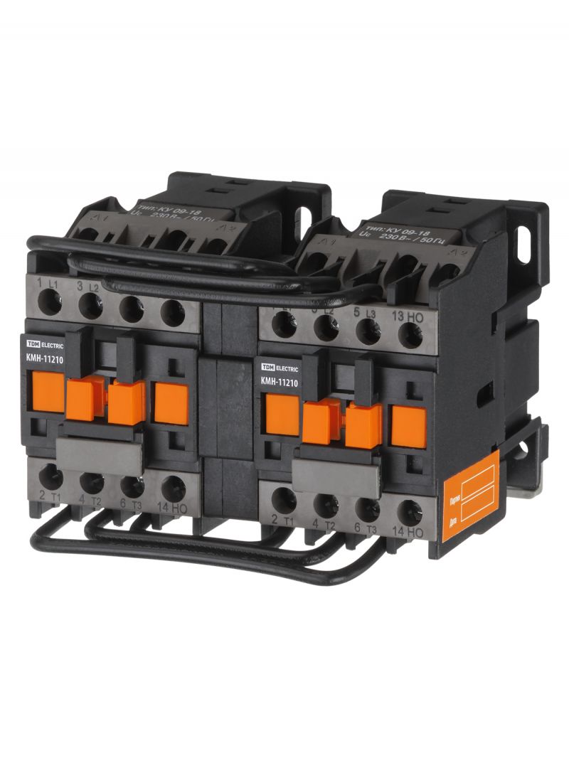Контактор КМН-11230 реверс 12А 230В/АС3 2НО TDM