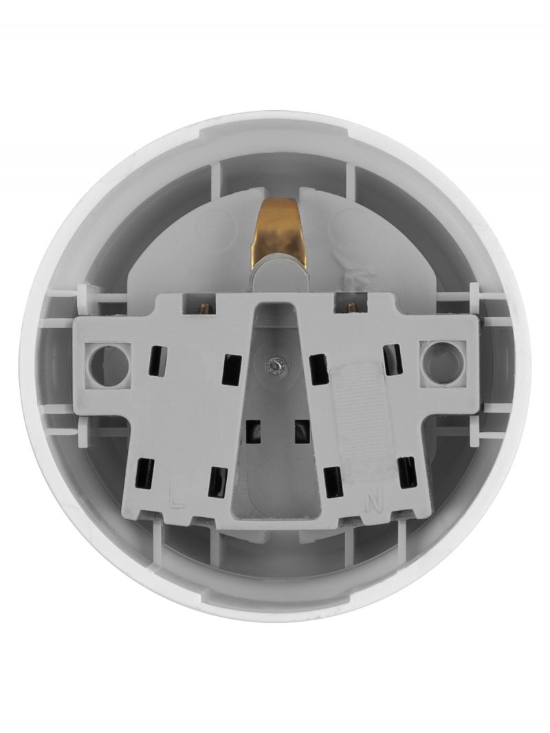 Розетка 2П+З открытой установки IP20 16А белая 