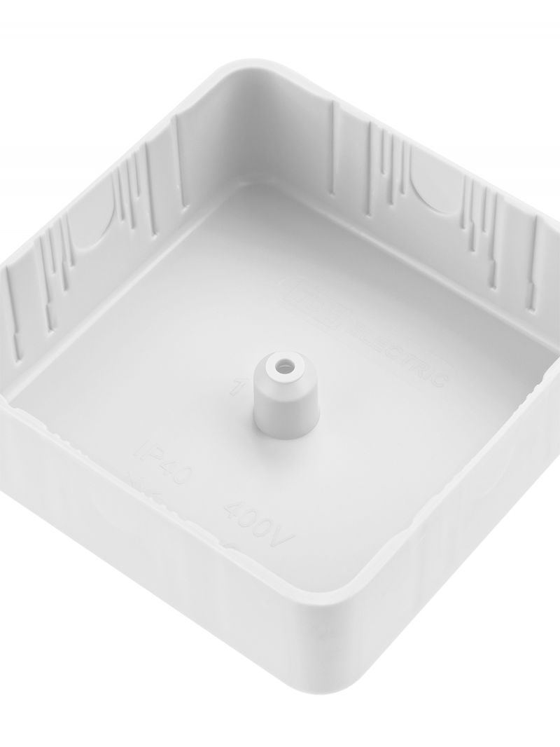 Коробка распаячная КР 75х75х28 ОП белая IP40 TDM