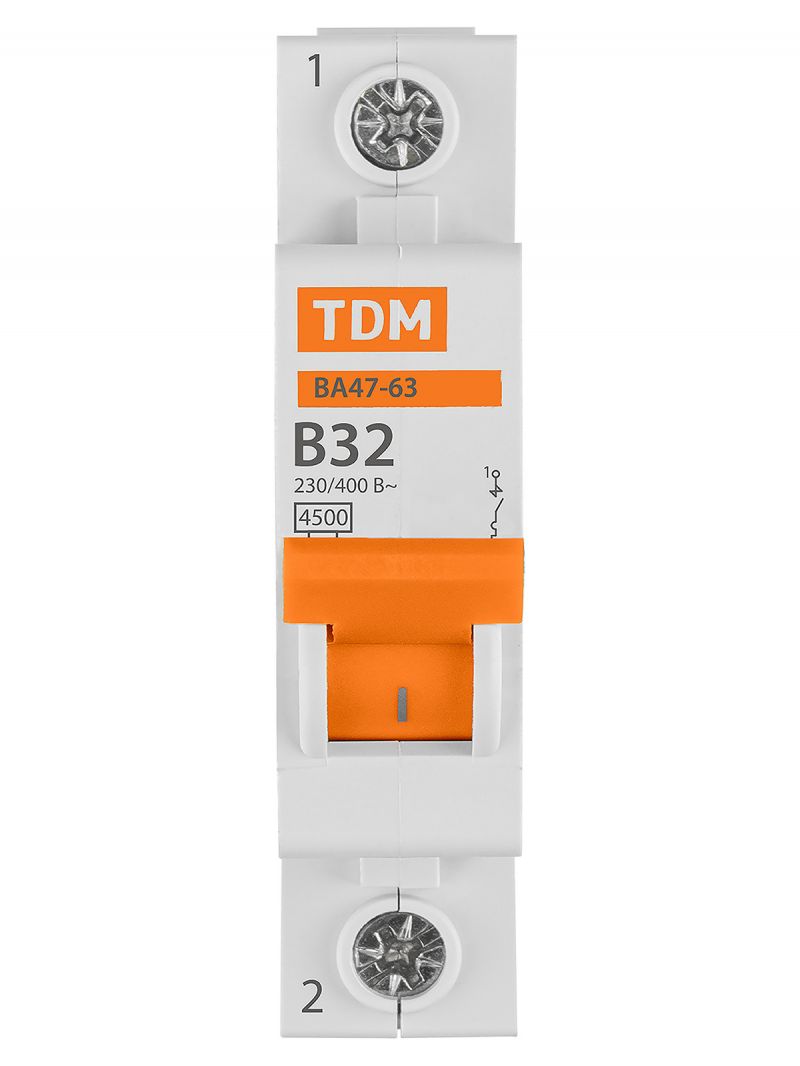 Авт. выкл.ВА47-63 1Р 32А 4,5кА х-ка B TDM