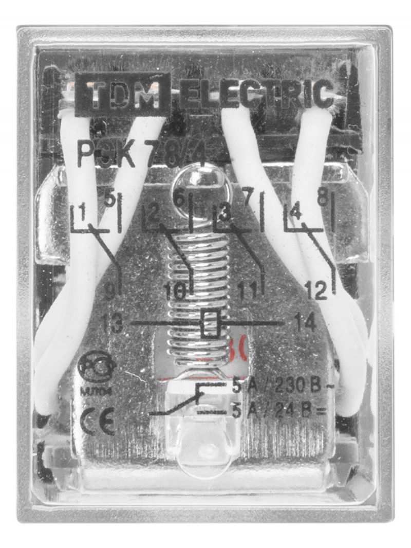 Реле РЭК78/4 3А 230В АC TDM