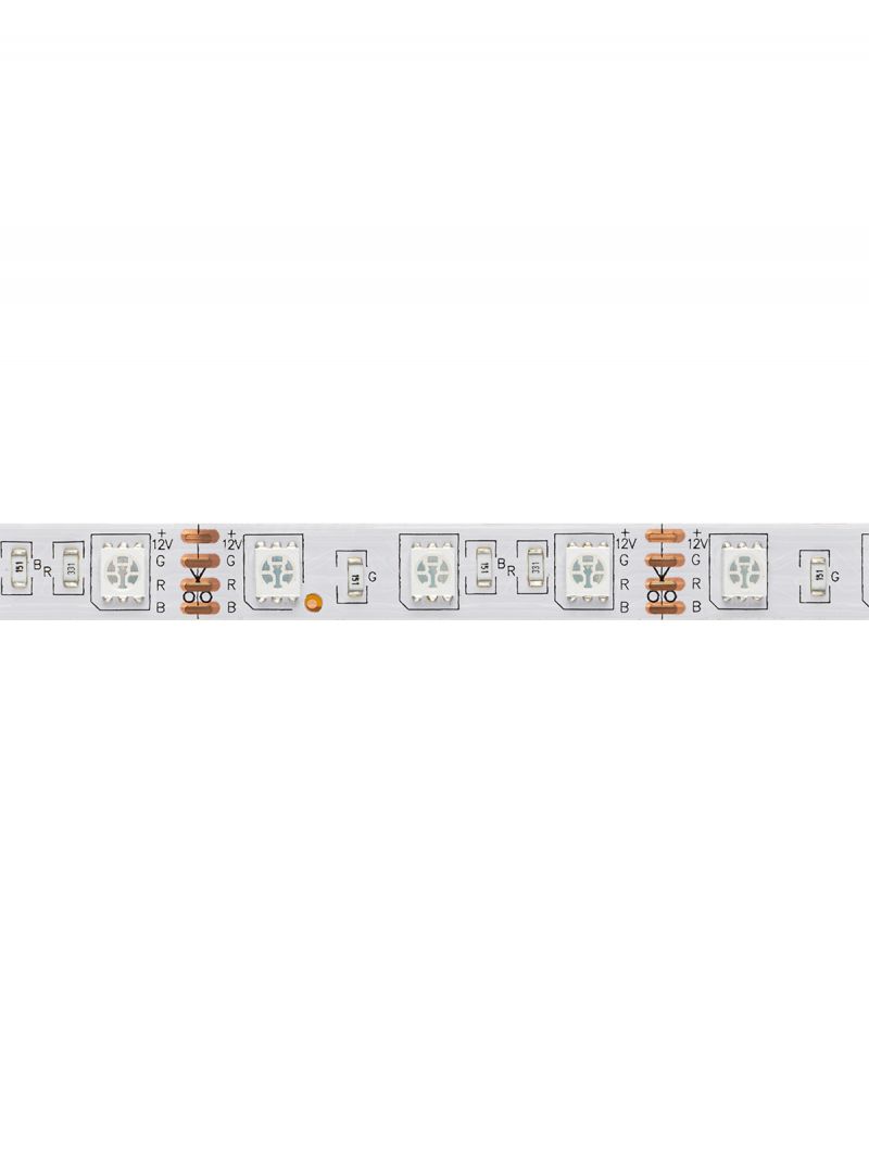 Лента светодиодная SMD5050-60 LED/м-IP20-12 В-14,4 Вт/м-RGB (5 м) блистер TDM