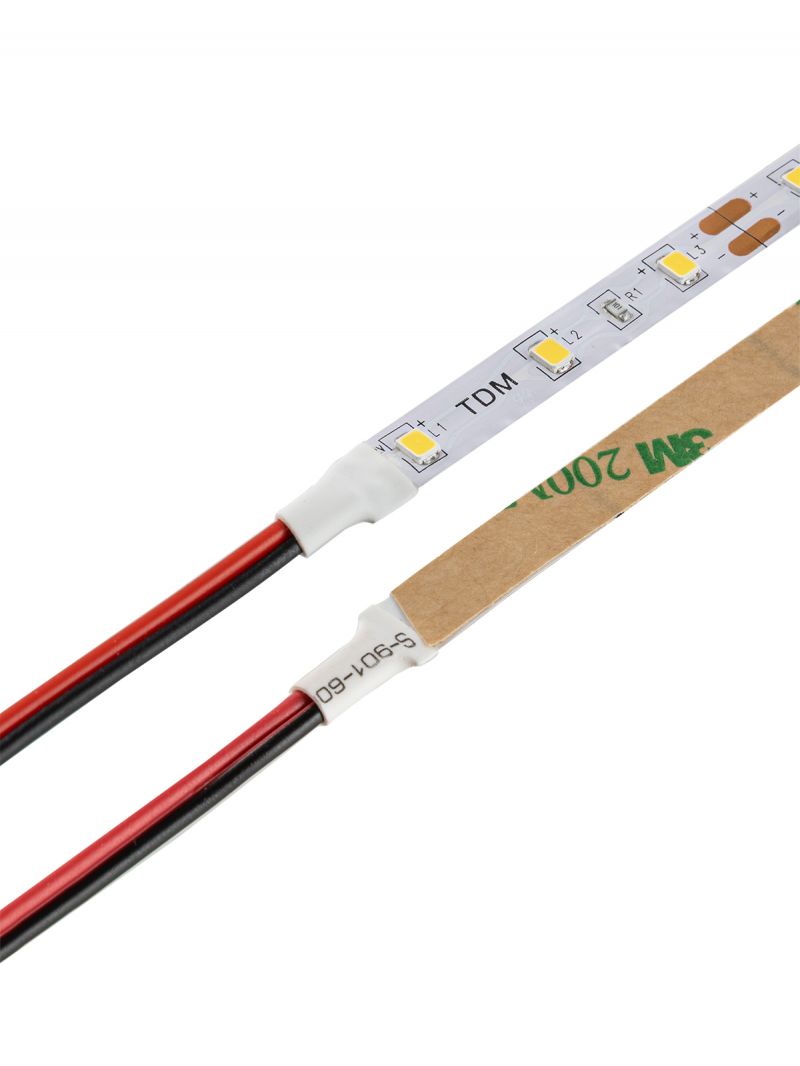 Лента светодиодная SMD2835-60 LED/м-IP20-12 В-4,8 Вт/м-6000 К (5 м) блистер TDM