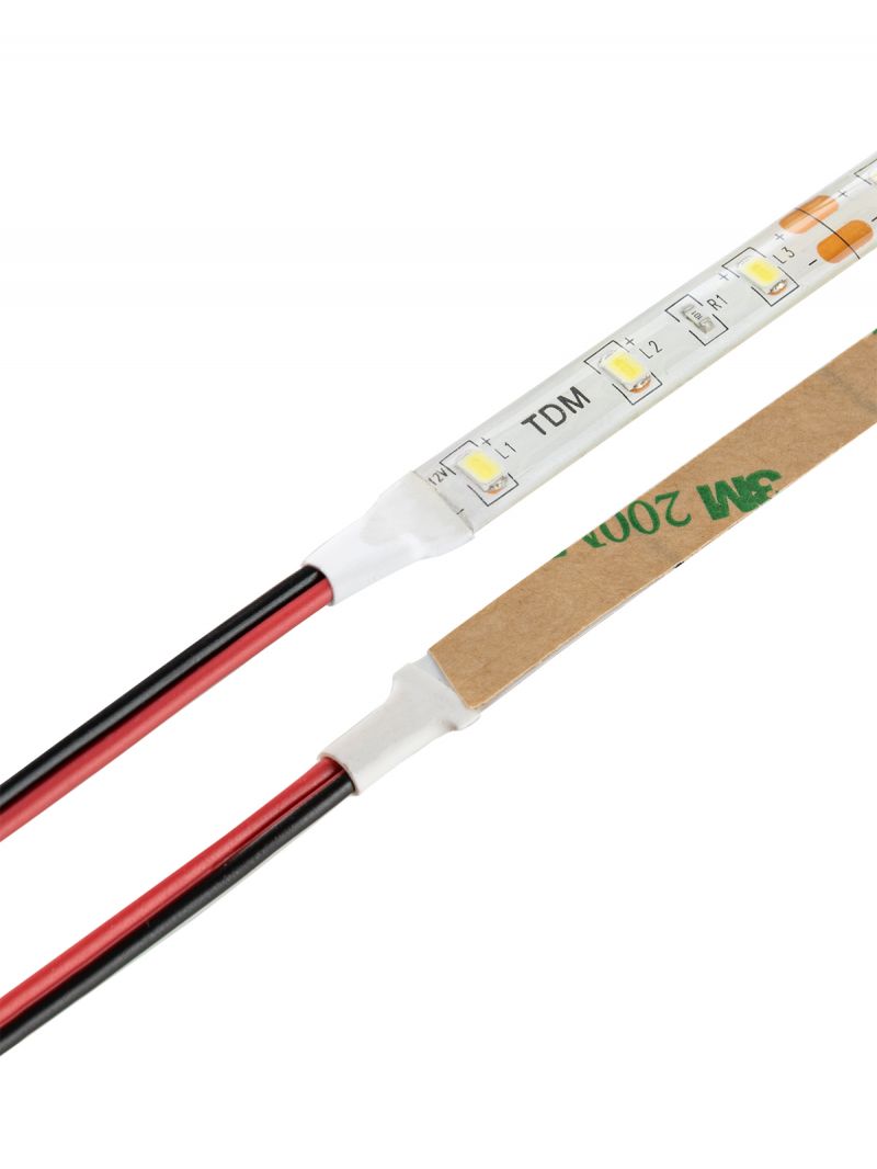 Лента светодиодная SMD2835-60 LED/м-IP65-12 В-4,8 Вт/м-3000 К (5 м) блистер TDM