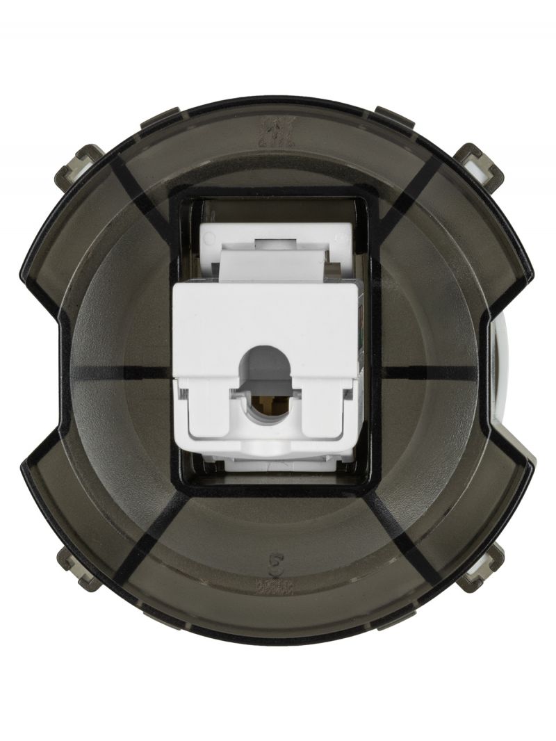 Розетка компьютерная RJ45 бронза, 