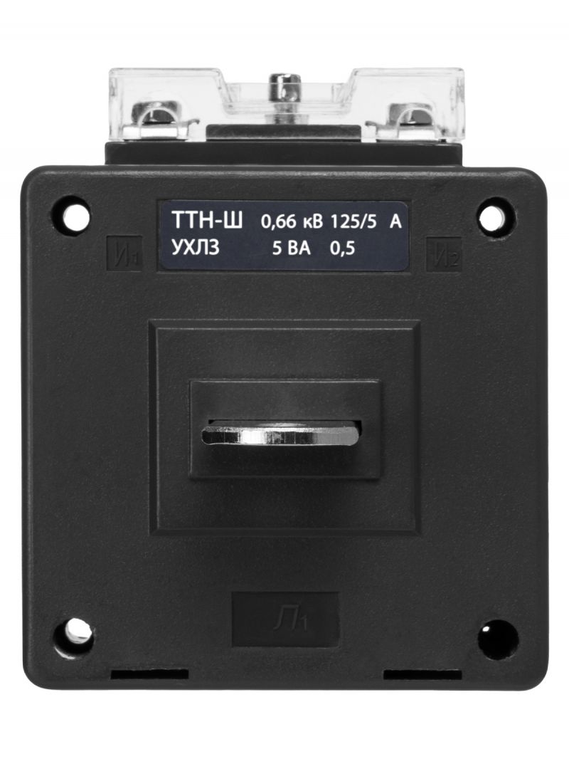 Трансформатор тока измерительный с шиной ТТН-Ш 125/5- 5VA/0,5-Р TDM