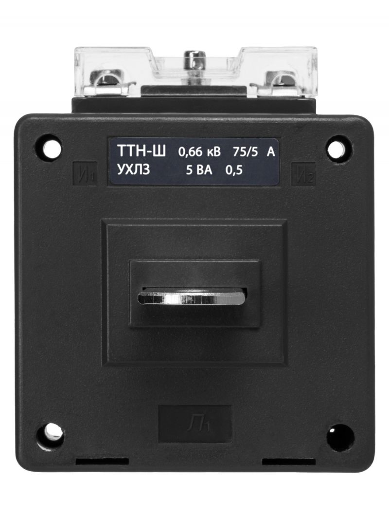 Трансформатор тока измерительный с шиной ТТН-Ш  75/5- 5VA/0,5-Р TDM